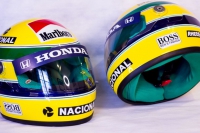 Ayrton Senna F1 replica helm
