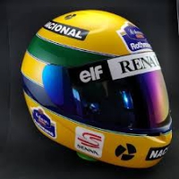 Ayrton Senna F1 replica helm