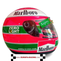 Eddie Irvine Ferrari F1 kart helm