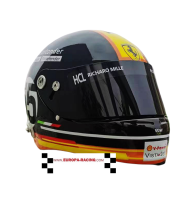 Carlos Sainz kart helm (Ferrari uitvoering)