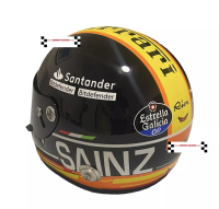 Carlos Sainz kart helm (Ferrari uitvoering)