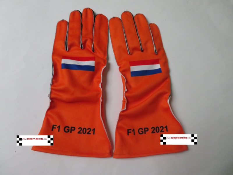 F1 NL GP oranje handschoenset + balaclava  (setprijs incl verzendkosten)