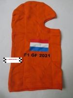 F1 NL GP oranje handschoenset + balaclava  (setprijs incl verzendkosten)
