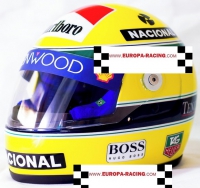 Ayrton Senna kart helm