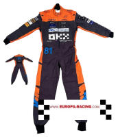 Oscar Piastri F1 replica kartoverall (diverse uitvoeringen beschikbaar)