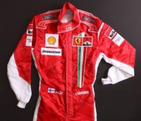 Kimi Raikkonen kartoverall uitvoering (Ferrari) F1 replica kartoverall 