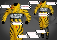 Jordan F1 Benson & Hedges special kart overall