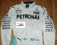 Valtteri Bottas  (Mercedes 2017) F1 replica kartoverall model 2