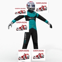 Formule E  replica kartoverall