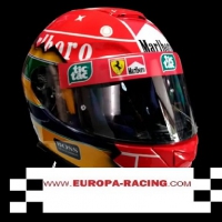 M.Schumacher / A.Senna combinatie F1 replica helm