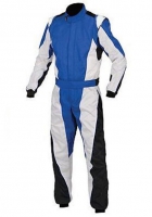 Kartoverall  zwart/wit/ blauw level 2 alleen maat L