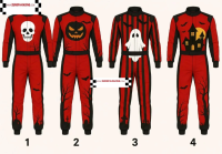 Halloween kart overall !! ACTIEPRIJS !!