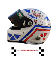 Esteban Ocon kart helm (Alpine uitvoering)