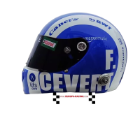 Pierre Gasly kart helm (Alpine uitvoering)