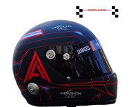 Alexander Albon kart helm (Williams uitvoering)