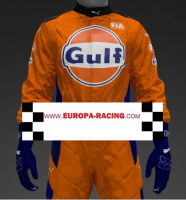 Gulf Racing replica kartoverall
